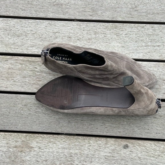 Cole Haan grey suede bootie. - Picture 4 of 4